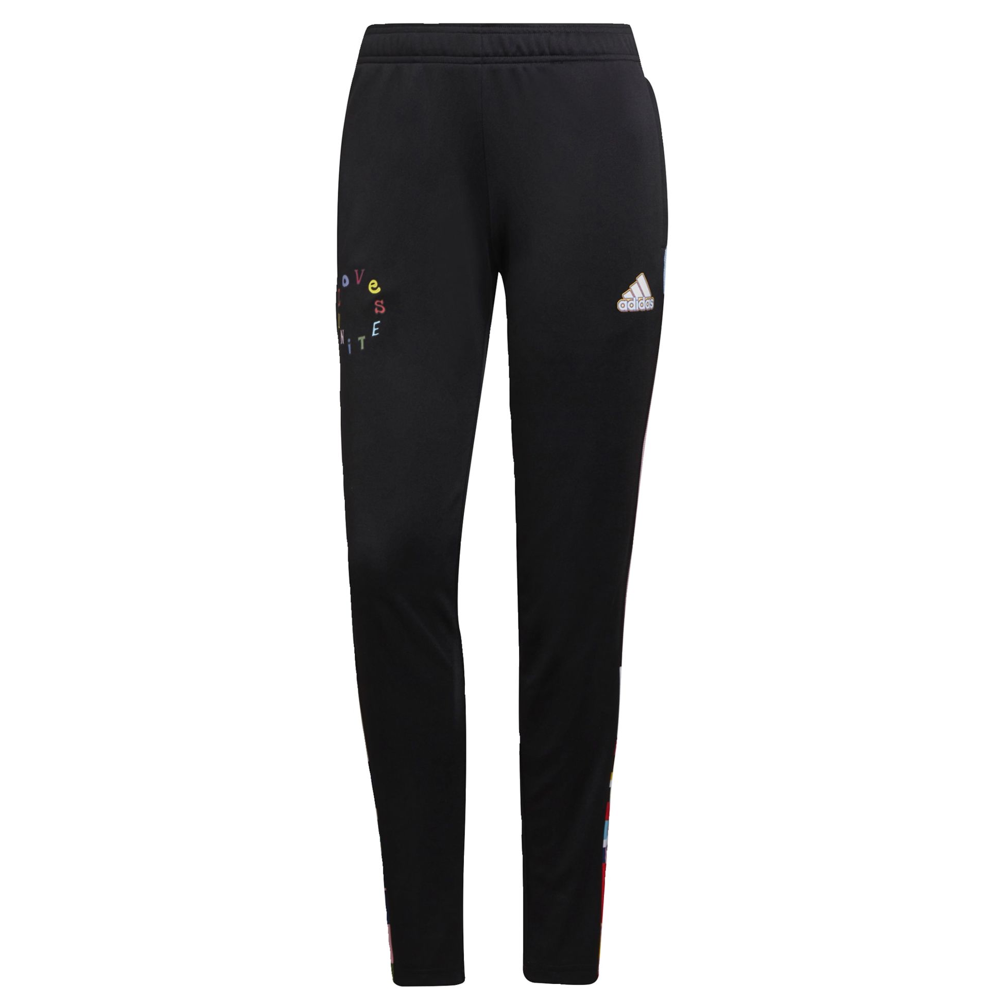 adidas Womens Tiro Love Unites Track Pant - Black-Womens Clothing